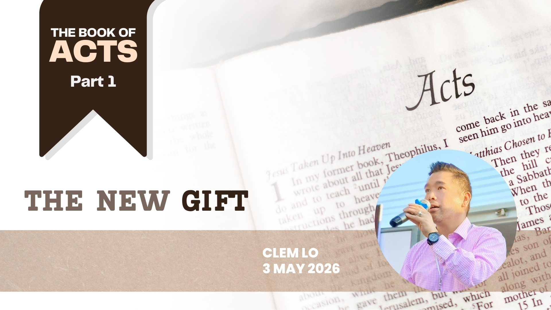 Book of Acts Part 1: The New Gift (with Clem Lo) episode artwork